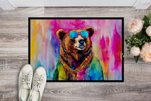 Load image into Gallery viewer, Hippie Animal Grizzly Bear Doormat - 18X27 Indoor / Outdoor Rug | Made in USA