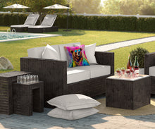 Load image into Gallery viewer, Hippie Animal Grizzly Bear Throw Pillow