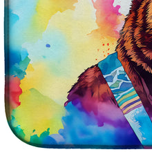 Load image into Gallery viewer, Hippie Animal Grizzly Bear Dish Drying Mat