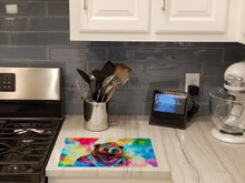 Load image into Gallery viewer, Hippie Animal Grizzly Bear Glass Cutting Boards – Durable, Decorative Kitchen Art