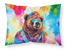 Load image into Gallery viewer, Hippie Animal Grizzly Bear Standard Pillowcase – Artistic Decorative Front, White Back