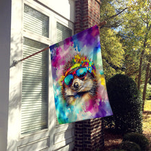 Load image into Gallery viewer, Hippie Animal Hedgehog House Flag