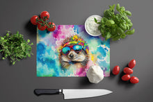 Load image into Gallery viewer, Hippie Animal Hedgehog Glass Cutting Boards – Durable, Decorative Kitchen Art
