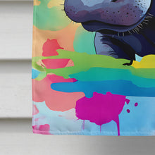 Load image into Gallery viewer, Hippie Animal Hippopotamus House Flag