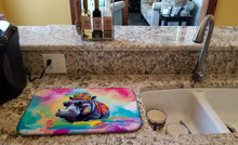Load image into Gallery viewer, Hippie Animal Hippopotamus Dish Drying Mat