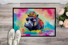 Load image into Gallery viewer, Hippie Animal Hippopotamus Doormat-24x36 Indoor / Outdoor Rug | Made in USA