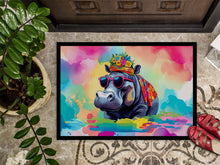 Load image into Gallery viewer, Hippie Animal Hippopotamus Doormat-24x36 Indoor / Outdoor Rug | Made in USA