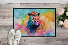 Load image into Gallery viewer, Hippie Animal Hippopotamus Doormat - 18X27 Indoor / Outdoor Rug | Made in USA
