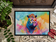 Load image into Gallery viewer, Hippie Animal Hippopotamus Doormat - 18X27 Indoor / Outdoor Rug | Made in USA