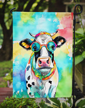 Load image into Gallery viewer, Cow Garden Flag - Hippie Aniimals - Animal-Themed Yard Decor