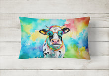 Load image into Gallery viewer, Hippie Animal Cow Throw Pillow