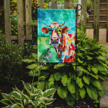 Load image into Gallery viewer, Cow Garden Flag - Hippie Aniimals - Animal-Themed Yard Decor