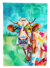 Load image into Gallery viewer, Cow Garden Flag - Hippie Aniimals - Animal-Themed Yard Decor