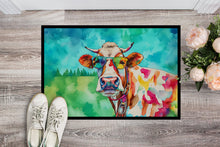 Load image into Gallery viewer, Hippie Animal Cow Doormat-24x36 Indoor / Outdoor Rug | Made in USA