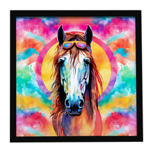 Load image into Gallery viewer, Hippie Animal Horse Framed Metal Print