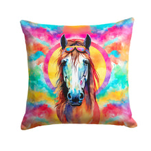 Load image into Gallery viewer, Hippie Animal Horse Throw Pillow - 14x14 Decorative Pillow – Art for Your Home &amp; Patio