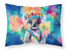Load image into Gallery viewer, Hippie Animal Koala Standard Pillowcase – Artistic Decorative Front, White Back