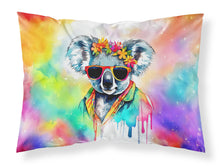 Load image into Gallery viewer, Hippie Animal Koala Standard Pillowcase – Artistic Decorative Front, White Back