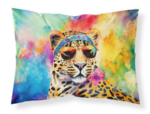 Load image into Gallery viewer, Hippie Animal Leopard Standard Pillowcase – Artistic Decorative Front, White Back