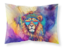 Load image into Gallery viewer, Hippie Animal Lion Standard Pillowcase – Artistic Decorative Front, White Back