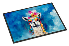 Load image into Gallery viewer, Hippie Animal Llama Doormat - 18X27 Indoor / Outdoor Rug | Made in USA