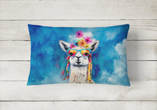 Load image into Gallery viewer, Hippie Animal Llama Throw Pillow