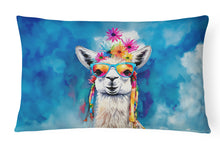 Load image into Gallery viewer, Hippie Animal Llama Throw Pillow