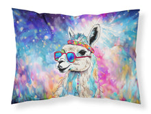 Load image into Gallery viewer, Hippie Animal Llama Standard Pillowcase – Artistic Decorative Front, White Back