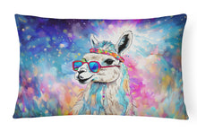 Load image into Gallery viewer, Hippie Animal Llama Throw Pillow