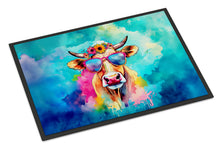 Load image into Gallery viewer, Hippie Animal Malvi Cow Doormat-24x36 Indoor / Outdoor Rug | Made in USA