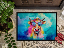 Load image into Gallery viewer, Hippie Animal Malvi Cow Doormat - 18X27 Indoor / Outdoor Rug | Made in USA