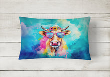 Load image into Gallery viewer, Hippie Animal Malvi Cow Throw Pillow