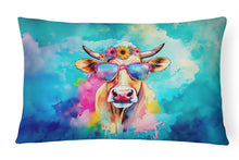 Load image into Gallery viewer, Hippie Animal Malvi Cow Throw Pillow