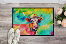 Load image into Gallery viewer, Hippie Animal Malvi Cow Doormat - 18X27 Indoor / Outdoor Rug | Made in USA