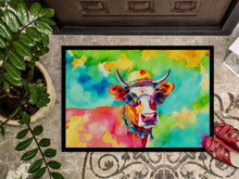 Load image into Gallery viewer, Hippie Animal Malvi Cow Doormat - 18X27 Indoor / Outdoor Rug | Made in USA