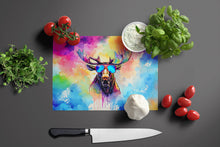Load image into Gallery viewer, Hippie Animal Moose Glass Cutting Boards – Durable, Decorative Kitchen Art