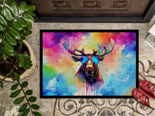 Load image into Gallery viewer, Hippie Animal Moose Doormat - 18X27 Indoor / Outdoor Rug | Made in USA
