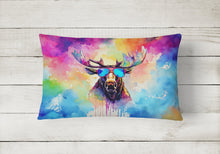 Load image into Gallery viewer, Hippie Animal Moose Throw Pillow