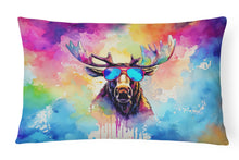 Load image into Gallery viewer, Hippie Animal Moose Throw Pillow