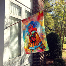 Load image into Gallery viewer, Hippie Animal Red Rooster House Flag