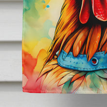Load image into Gallery viewer, Hippie Animal Red Rooster House Flag