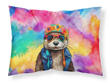 Load image into Gallery viewer, Hippie Animal Otter Standard Pillowcase – Artistic Decorative Front, White Back