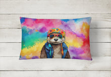 Load image into Gallery viewer, Hippie Animal Otter Throw Pillow