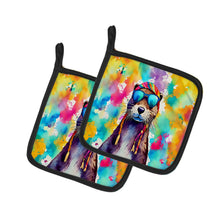 Load image into Gallery viewer, Hippie Animal Otter Pot Holders - Set of 2 Decorative Kitchen Helpers | Made in the USA