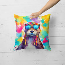 Load image into Gallery viewer, Hippie Animal Otter Throw Pillow