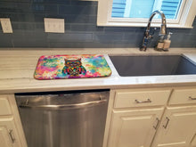 Load image into Gallery viewer, Hippie Animal Owl Dish Drying Mat