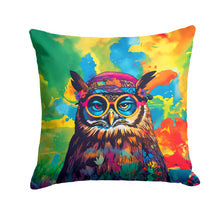 Load image into Gallery viewer, Hippie Animal Owl Throw Pillow - 14x14 Decorative Pillow – Art for Your Home &amp; Patio