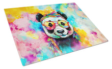 Load image into Gallery viewer, Hippie Animal Panda Glass Cutting Boards – Durable, Decorative Kitchen Art
