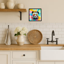 Load image into Gallery viewer, Hippie Animal Panda Framed Metal Print