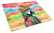 Load image into Gallery viewer, Hippie Animal Parrot Glass Cutting Boards – Durable, Decorative Kitchen Art